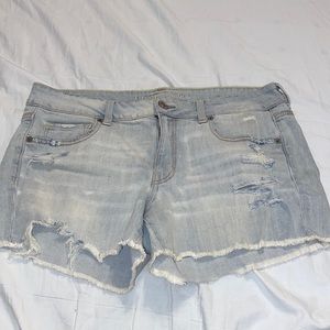American Eagle Outfitters Midi Denim Shorts